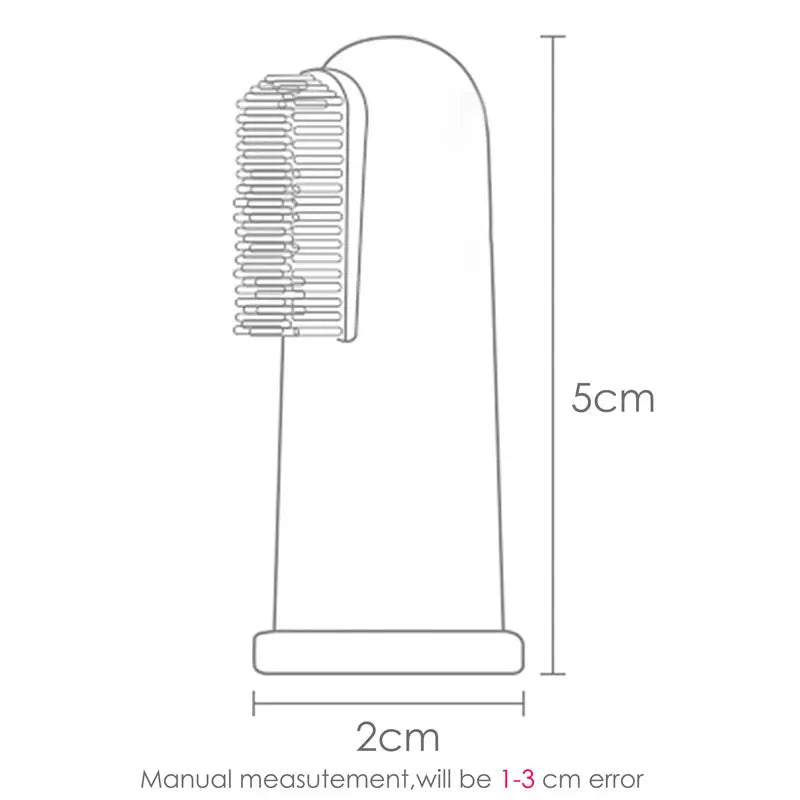 SoftyFinger Baby Weiche Silikon Finger Zahnbürste