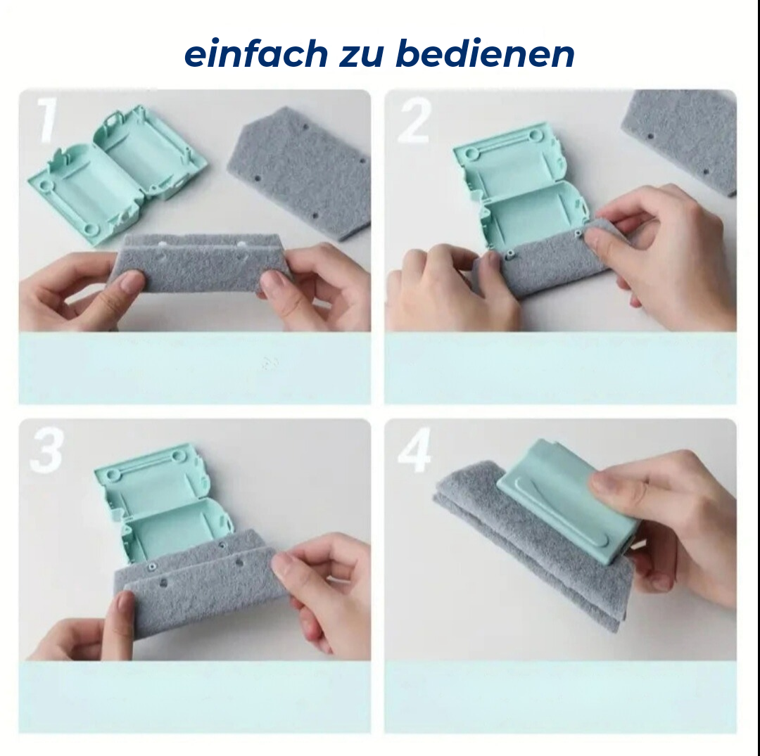 WindowGroovster Fensterbürste waschbar und flexibel