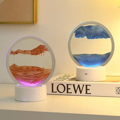 LightHourglass 3D-Sandlandschaftslampe