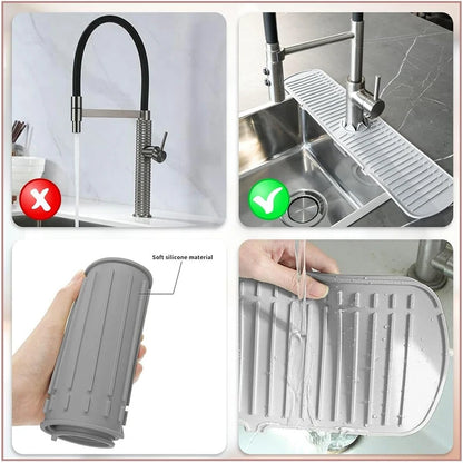 SplashGuard Spritzschutz für die Spüle, Wasserhahnmatte